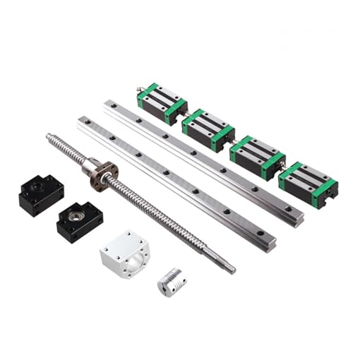 RU EU HGR20 �X�N�G�A���j�A�K�C�h 2�Z�b�g HGR20 + HGH20CA + SFU1605 �{�[���l�W 5mm���[�h + BK12BF12 CNC���j�A�A�N�`���G�[�^(HGR20-300 1605-300)