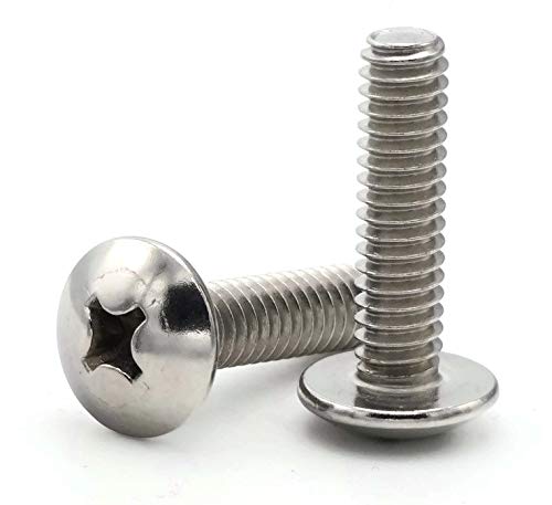 Phillips Truss Head Machine Screw 18-8 Stainless Steel - #10-24 x 5/16" Qty-250