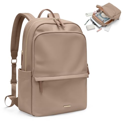 GOLF SUPAGS Women Laptop Backpack Casual Daypack for Work Travel College Backpack Purse Fits 14 Inch Notebook (Champagne) by GOLF SUPAGS - Image 8