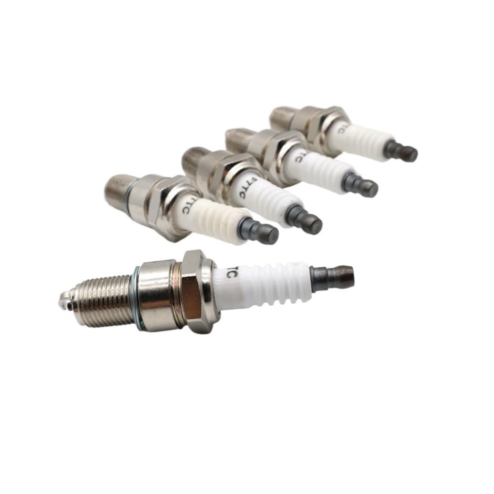 Bujía de Motor F7TC, 10 Uds., Adecuada for cortacésped y jardín, Accesorios de Motosierra, bujía