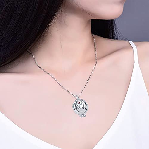 4 pcs Opening Vervain Locket Pendant Necklace and Daywalking Katherine Necklace Pendant Charm Necklace-Royal Blue Diamond Stud Earrings S Ring2