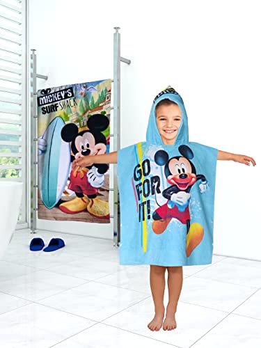 Image of Athom Living Disney Mickey Mouse & Cars Hooded Bath Towel 60x120 cm Pack of 3