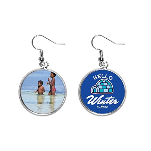 Pendiente de la gota para niños con diseño de olas de mar Ellie Yao