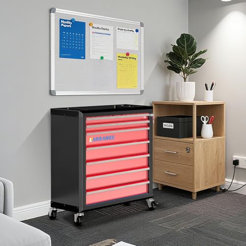 LARBANKE 7-Drawer Plastic-Frame Tool Chest
