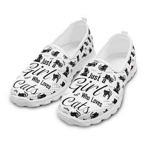 Capybara Walking Shoes Womens Mesh Flats Shoes Causal Slip on Loafers Comfort Mesh Round Toe Sock Sneakers Breathable2