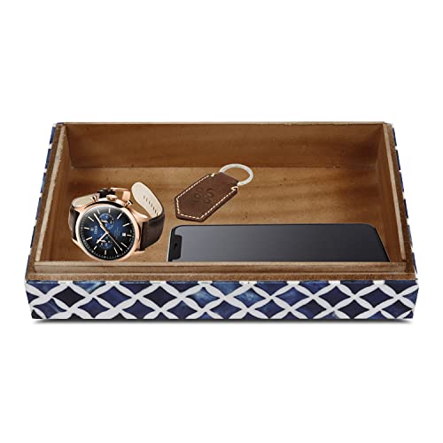 Handicrafts Home Decorative Storage Box with Lid, Moroccan Remote Control Holder Box, Wide Coffee Table Storage Organizer - Image 2