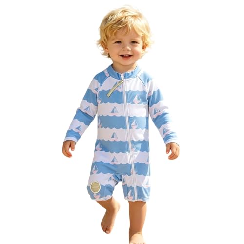 Maillot de bain une pièce garçon bébé ensemble dermoprotecteur short boxer capuchon 6-9 mois