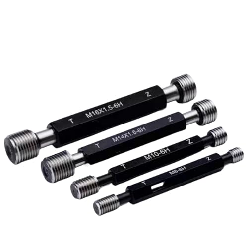 1 Pcs High Precision Thread Plug Gauge M2M3M4M5M6M8M10 Metric 6H Steel Double End Hex Handle Gage (M10x1 6H) miniatura 2