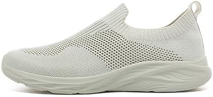 GSLMOLN Lightweight Breathable Comfortable and Rebound Slip On Walking Shoes for Men