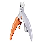 Emesak Pet Nail Clippers, Built-in LED Light & Magnifier, Safe Precise Grooming Tool for Dogs Cats, Claw Trimmer for Small Medium Large Breeds