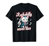 Lustiger Rockabilly Kater Pin . Im Trend Rock'n'Roll Blues Hillbilly Jazz-Boogie-Woogie Psychobilly-Synthpop Krautrock-Rocker-Greaser-Punk Country-Western-Swing Musik. Für jeden Blues liebenden Katzenliebhaber.