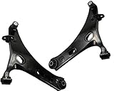 2 New Front Lower Control Arms With Ball Joint Compatible With 2014-2018 Subaru Forester - Front Left Right Lower - Replaces OEM # 20202SG010 20202SG000, Moog RK622857 RK622856