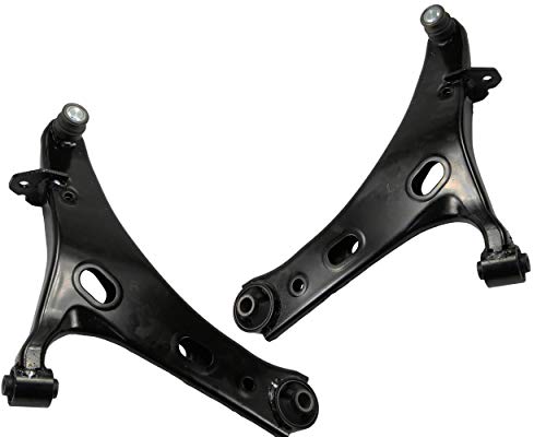 2 New Front Lower Control Arms With Ball Joint Compatible With 2014-2018 Subaru Forester - Front Left Right Lower - Replaces OEM # 20202SG010 20202SG000, Moog RK622857 RK622856