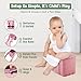 Teo - Portable Toddler Travel Potty – Foldable, Lightweight, Leak-Proof Toilet for Kids with Travel Bag & Disposable Liners – Compact Potty Chair for Home & On-The-Go Use (Berry Pink)