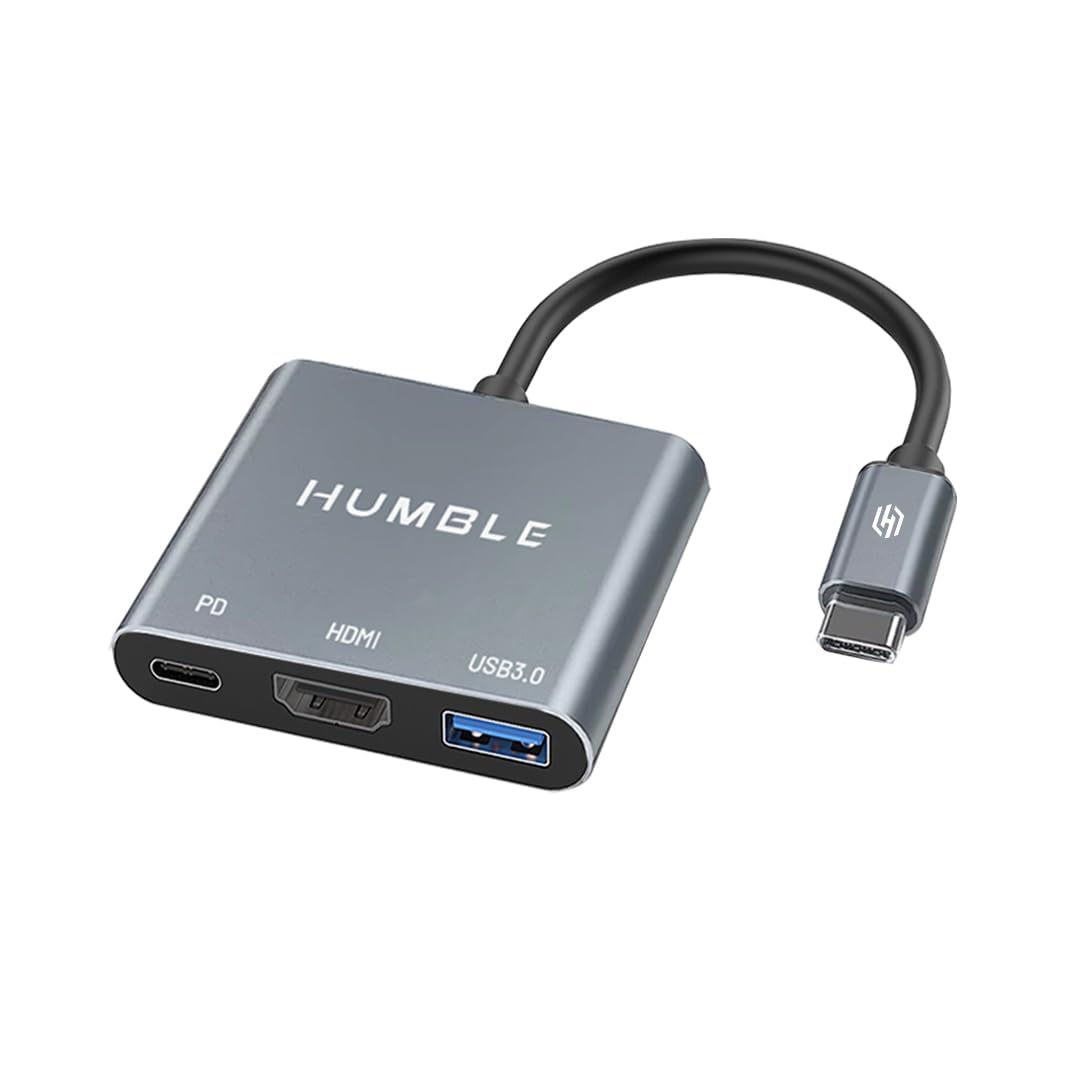 Humble USB-C to HDMI Adapter, 3-in-1 Hub with 4K@30Hz HDMI, USB 3.0 @ 5Gbps, 100W PD Charging Port for MacBook, Laptop, PC and Type-C Devices, (1 Year Warranty)-image-26