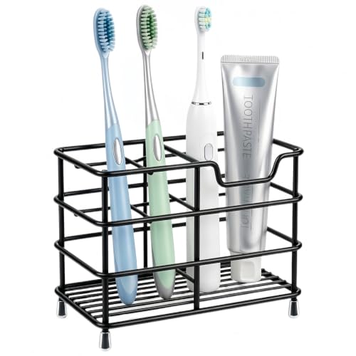 Image of Toothbrush Holders for Bathroom, Wall Mounted Electric Toothbrush Holder