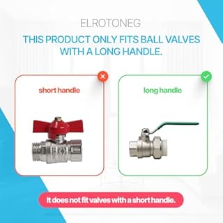 Smart Valve Controller ELROTONEG, Wi-Fi Electric Water Shutoff Controller, Tuya & Smart Life App Control, Compatible with Alexa, No Hub Required