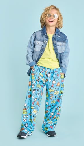 iscream Big Boys Fun Print Silky Soft Plush Fleece Pants - Play Patterns Collection3