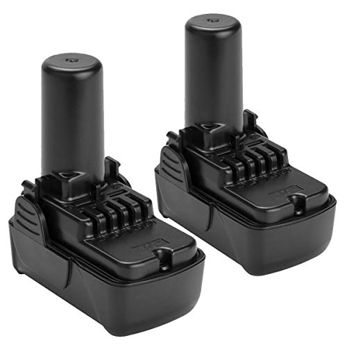 Joiry 2-Pack 10.8V-12V 2500mAh Replacement Li-ion Battery Compatible with Hitachi BCL1015 BCL1015S 331065 329369 329370 329371 329389 (2-Pack)