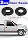 8PCS Front Door Window Molding Rubber Felt Trim Seal Weatherstrip Kit for C1500 C2500 C3500 K1500 K2500 K3500 Jimmy C10 C20 C30 K10 K20 K30 Blazer Suburban V1500 R1500