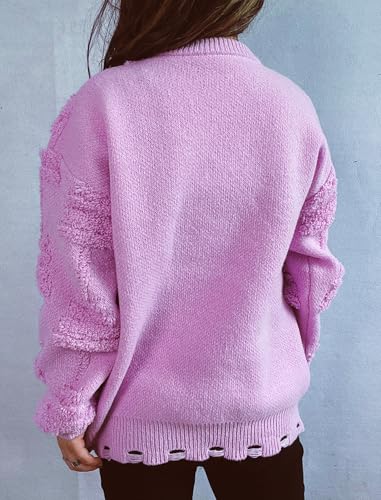Image of OMEWEE Halloween Sweaters for Women 2024 Womens Ribbed Cuffs Pullover Sweaters Knit Baggy Fall Sweaters for Women