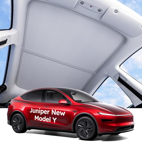 Wigoo 2025 Tesla New Model Y Juniper Accessories Sunshade Roof [Never Sag, Nano Ice-Crystal...