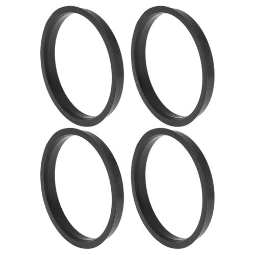 INFINAUTO 79.6mm to 73.1mm Car Wheel Hub Centric Rings Black Polycarbonate Wheels Center Shaft Shock Absorbing Hubrings 4 Pcs