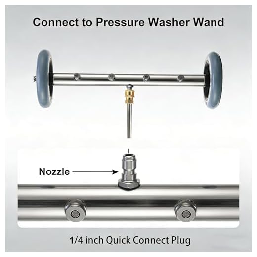 Hourleey 16 Inch Pressure Washer Undercarriage Cleaner
