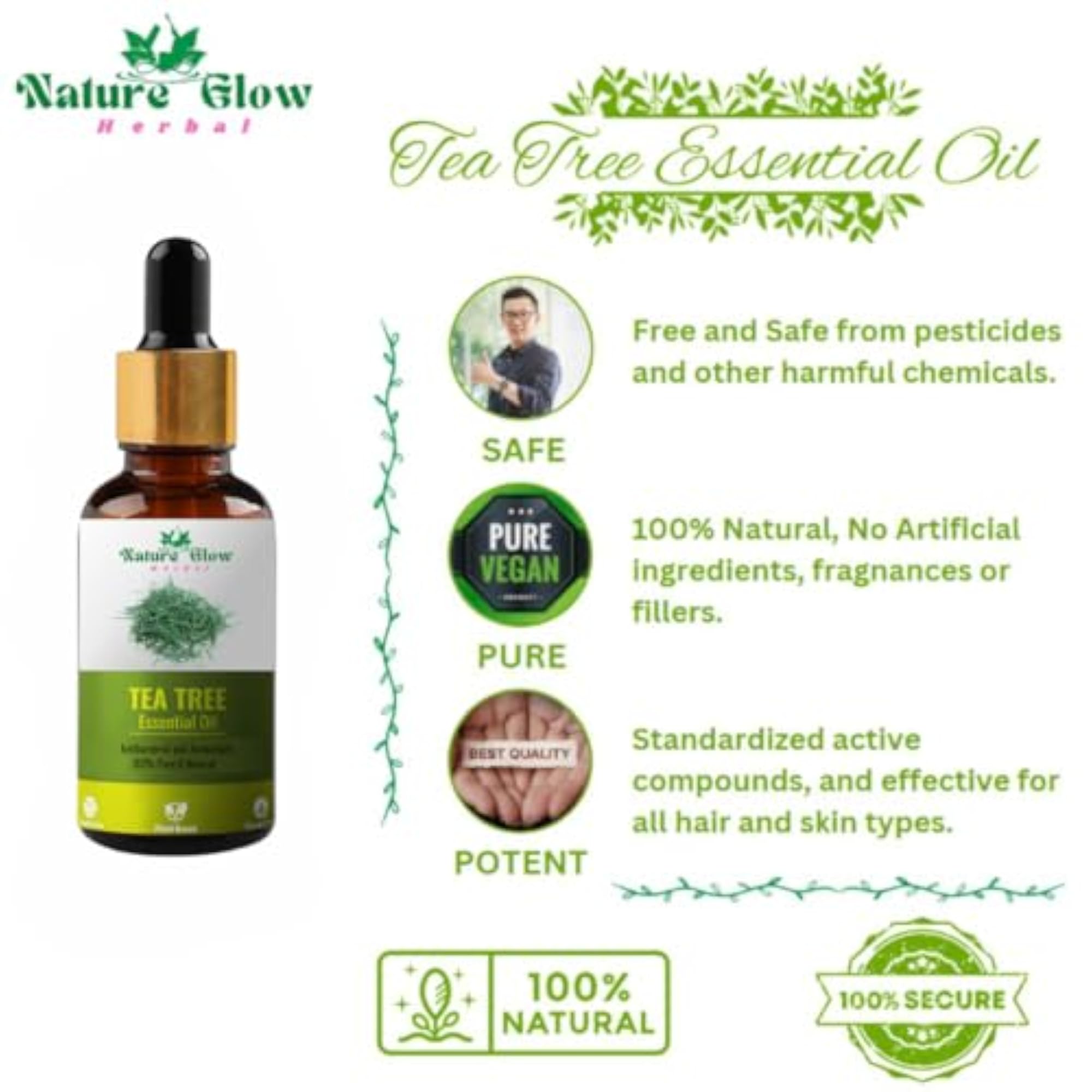 Herbal Tea Tree & Eucalyptus Essential Pack of 3
