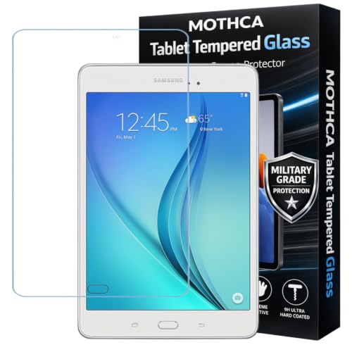 Image of Mothca Premium Tab Tempered Glass For Samsung Galaxy Tab A 8.0 SM-T350 / T351 / T355 With Installation kit (Pack of 1)