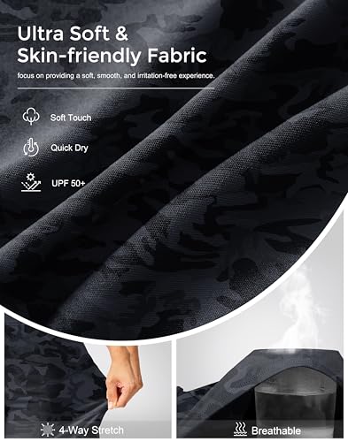 Image of G Gradual Women's Athletic Shorts 6 inch High Waisted Stretchy Bermuda Shorts for Women Quick Dry Summer Casual Shorts