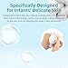 Baby Belly Navel Patches - Soft, Breathable & Waterproof Baby Belly Button Hernia Patch with Cotton Pads, Infant Umbilical Shaper for Newborn, 10 Pcs (8x8cm)