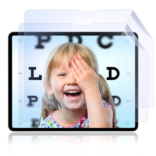 Image of IPROKKO 2 Pack Anti Blue Light Screen Protector Compatible with iPad Pro 11 Inch 5th 6th (2024 2025, M4 M5), Matte Anti Glare Blue Light Filter Eye Protection Cover and Bubble Free