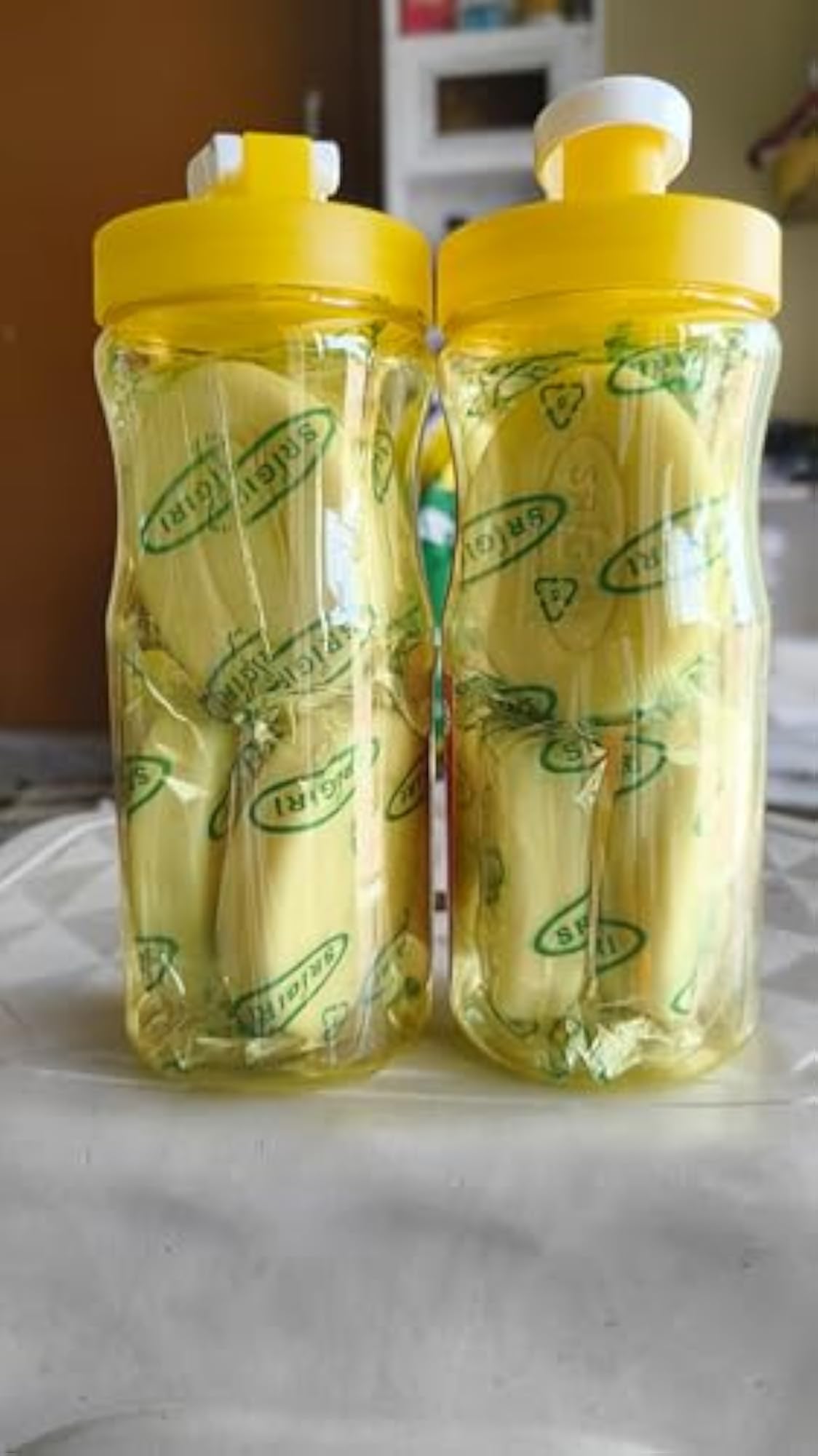 Srigiri Gramflour Soap, 76% Pure, Reusable PET Bottle, Pack of 2