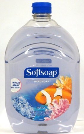 Softsoap Liquid Hand Soap, Aquarium Series, 64-Ounce Refill Bottle