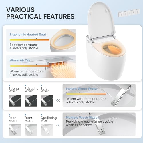 Leivi T162A Smart Toilet With Built-In Bidet Seat thumb #1