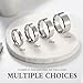 TIGRADE Titanium Rings 4MM 6MM 8MM 10MM Wedding Band in Comfort Fit Matte for Men Women Size 3-15, Silver 8mm, Size 8