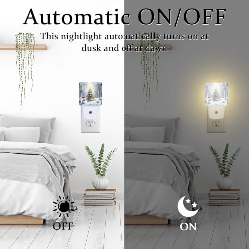 Image of Night Light, Dusk to Dawn Night Light Plug in, Christmas Snowman | Christmas Night Light for Kids,0.5w Energy Saving,Sleep Friendly,Nightlight for Hallway Stairway Kitchen Bedroom