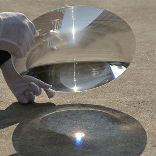 Lentille De Fresnel En PMMA Optique 112x73 Mm - Focale 100 Mm - Pour Projecteur DIY, Concentrateur Solaire, Loupe - Transmittance 92%