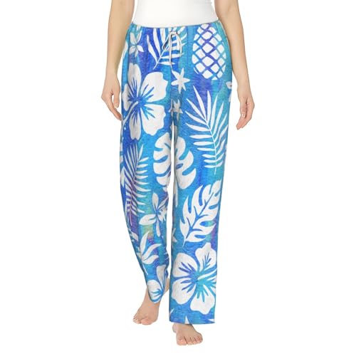 Pantalon de pyjama en polaire au motif tropical : votre cocon doux