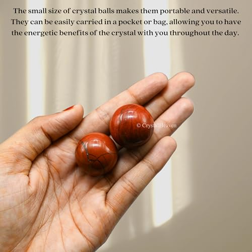 Image of Certified Red Jasper Crystal Ball for Meditation