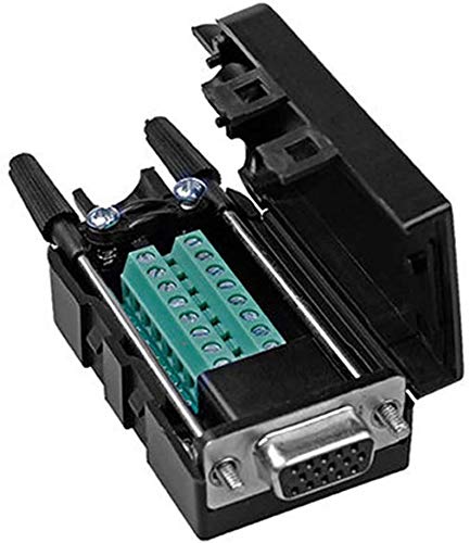 DB15 Male D-SUB 2 Row 15Pin Plug Breakout Terminal Solderless Connector - Foto 9