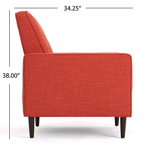 Sillón Moderno Reclinable Naranja miniatura 4
