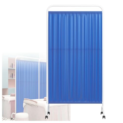 ZNGEPHAP Biombo Divisor de habitación, 1/2/3/4/5 Paneles, biombo médico, 1,8 m de Alto, Plegable, para clínica, Pacientes y Salas de Examen, Cerca Temporal (Color 2, 1 Panel)