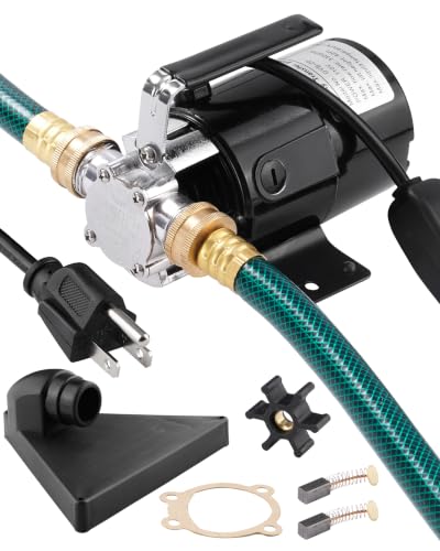 1/10HP Electric Utility Water Transfer Pump with Garden Hose Kit