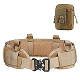 [Garantie d'achat]1 ceinture tactique + 1 pochette MOLLE tactique. En cas de problème après votre achat, n'hésitez pas à nous contacter. Nous vous offrons une garantie de satisfaction à 100 %. Un cadeau idéal pour les maris, les fils, les pères et les amis à l'occasion de Noël, d'Halloween, d'un anniversaire et bien plus encore.