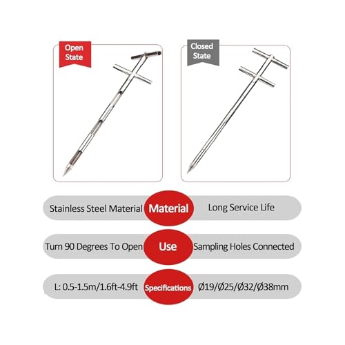 Sonde d'échantillonnage de poudre robuste à 3 emplacements pour granulés - 5