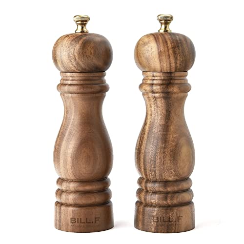 Image of Wood Salt and Pepper Grinder Set