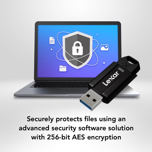 Image of Lexar JumpDrive S80 256GB USB 3.1 Flash Drive, Up to 150MB /s Read (LJDS080256G-BNBNU), Black