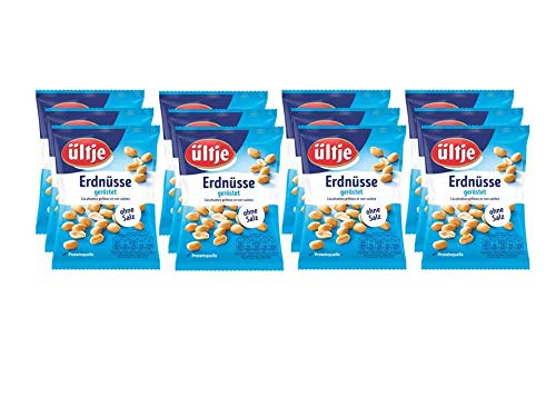 ültje Erdnüsse geröstet, ohne Salz, 12er Pack (12 x 200 g)